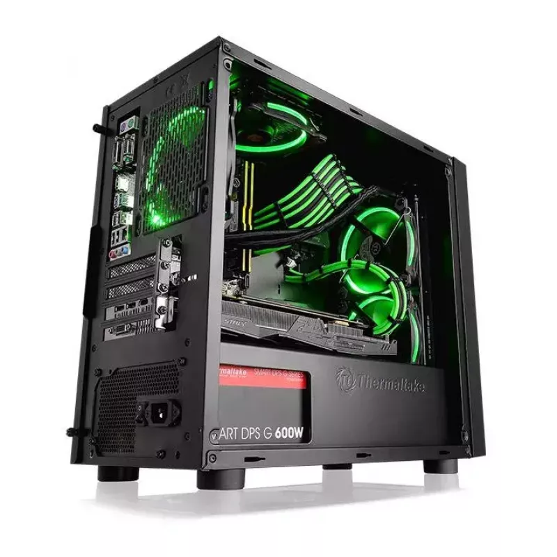 Caixa de PC Thermaltake Versa H18 Micro Tower preto