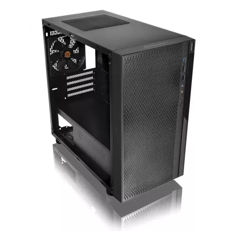 Caixa de PC Thermaltake Versa H18 Micro Tower preto