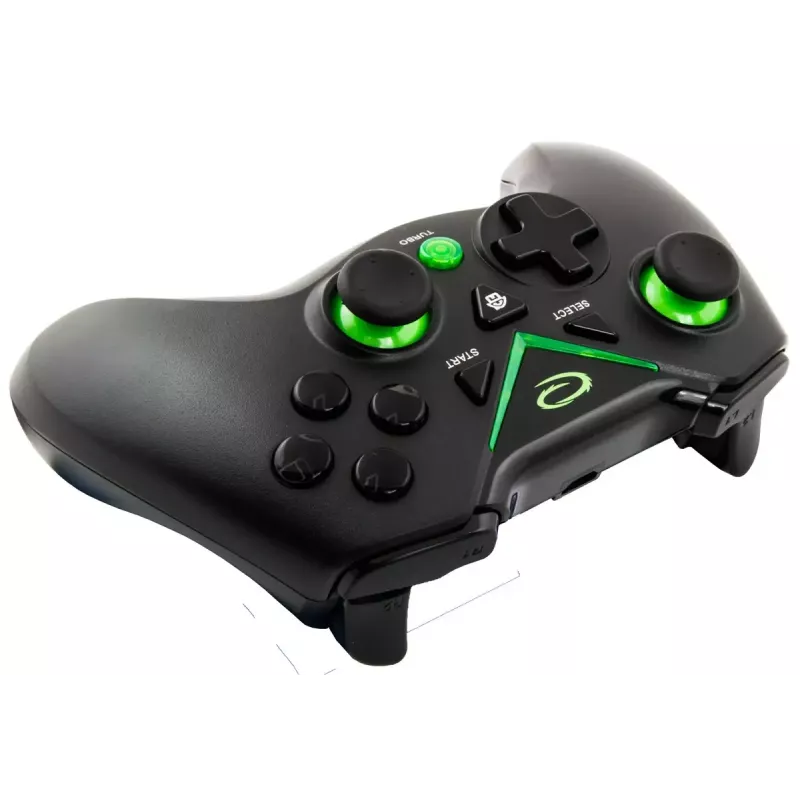 Comando de jogos sem fios ESPERANZA EGG112K 2,4 GHz para PC e PS3, recetor USB, preto, 12 botões, sticks analógicos