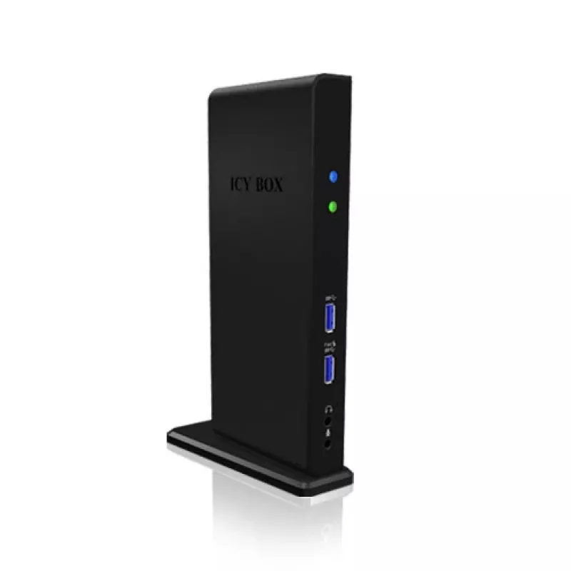 ICY BOX IB-DK2241AC com fios USB 3.2 Gen 1 (3.1 Gen 1) Type-A preto