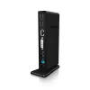 ICY BOX IB-DK2241AC com fios USB 3.2 Gen 1 (3.1 Gen 1) Type-A preto