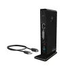 ICY BOX IB-DK2241AC com fios USB 3.2 Gen 1 (3.1 Gen 1) Type-A preto