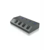 ICY BOX IB-HUB1405 USB 3.2 Gen 1 (3.1 Gen 1) Type-B 5000 Mbit/s antracite