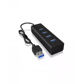 ICY BOX IB-HUB1409-U3 USB 3.2 Gen 1 (3.1 Gen 1) Type-A 5000 Mbit/s preto