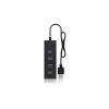 ICY BOX IB-HUB1409-U3 USB 3.2 Gen 1 (3.1 Gen 1) Type-A 5000 Mbit/s preto