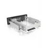 ICY BOX IB-168SK-B gaveta amovível sem tabuleiro para HDD SATA de 3,5″ em baia de 5,25″ (13,3 cm), com fechadura, preta