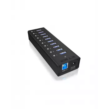 ICY BOX IB-AC6110 USB 3.2 Gen 1 (3.1 Gen 1) Type-B 5000 Mbit/s preto