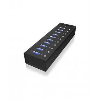 ICY BOX IB-AC6110 USB 3.2 Gen 1 (3.1 Gen 1) Type-B 5000 Mbit/s preto