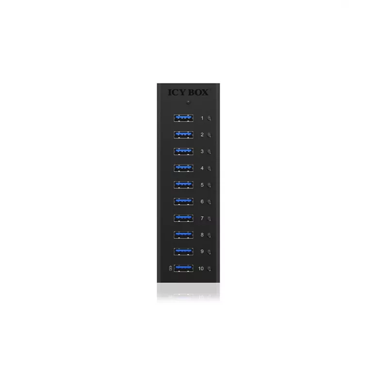 ICY BOX IB-AC6110 USB 3.2 Gen 1 (3.1 Gen 1) Type-B 5000 Mbit/s preto