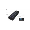 ICY BOX IB-AC6110 USB 3.2 Gen 1 (3.1 Gen 1) Type-B 5000 Mbit/s preto