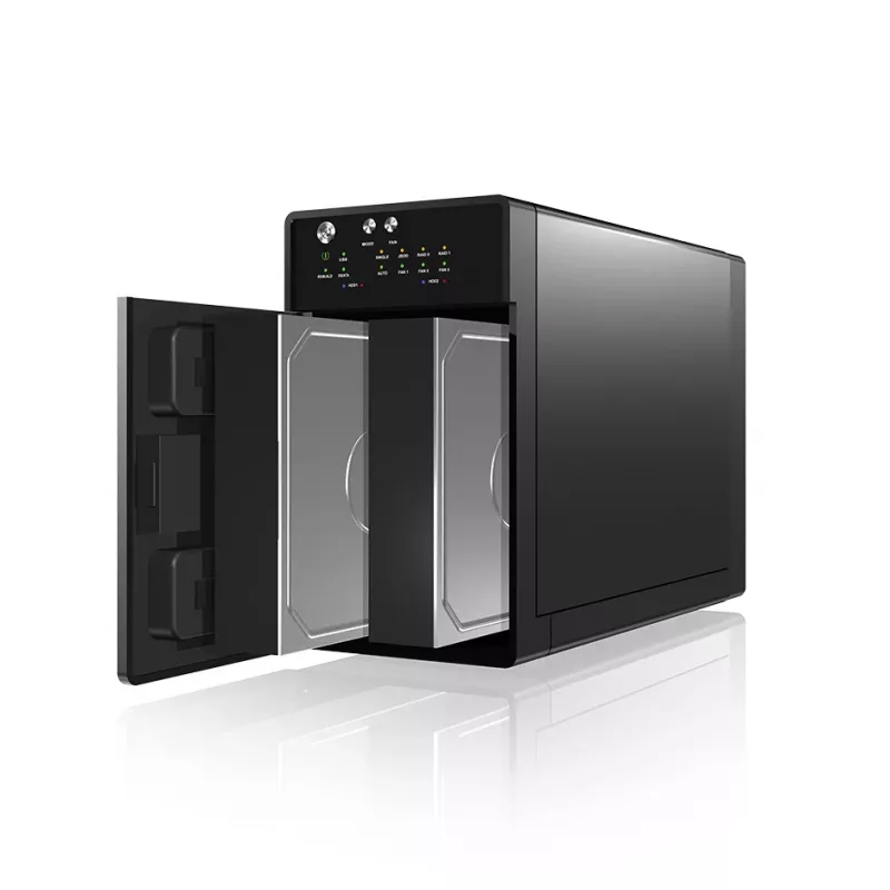 ICY BOX IB-RD3620SU3 conjunto de discos 0 TB de secretária preto