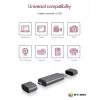 Leitor de cartões ICY BOX IB-CR200-C USB 2.0 preto