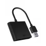 Leitor de cartões ICY BOX IB-CR301-U3 USB 3.2 Gen 1 (3.1 Gen 1) preto