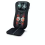Beurer MG 254 capa de assento de massagem Shiatsu para pescoço e costas completas, com função de calor, telecomando, preta/cinzenta