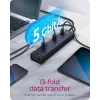 ICY BOX IB-AC6113 USB 3.2 Gen 1 (3.1 Gen 1) Type-B 5000 Mbit/s preto