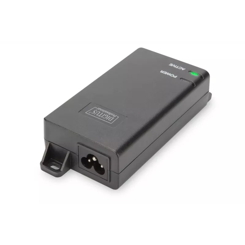 Injetor PoE+ DIGITUS, 802.3at 10/100/1000 Mbps saída máx. 48V, 30W