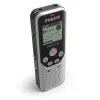 Gravador de voz Philips DVT1250 memória interna e cartão flash preto, cinzento