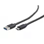 Cabo GEMBIRD USB 3.0 AM para Type-C (AM/CM) 0,5 m