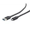 Cabo GEMBIRD USB 3.0 AM para Type-C (AM/CM) 0,5 m