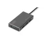 Hub USB 3.0 DIGITUS, 4 portas incl. fonte de alimentação 5V/2A caixa de alumínio
