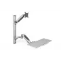 Suporte de parede flexível DIGITUS para postos de trabalho para monitor+teclado (DA-90354)