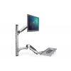 Suporte de parede flexível DIGITUS para postos de trabalho para monitor+teclado (DA-90354)