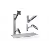 Suporte de parede flexível DIGITUS para postos de trabalho para monitor+teclado (DA-90354)