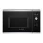 Micro-ondas combinado Bosch Serie 6 BEL554MS0 — aparelho de encastrar, micro-ondas 900 W, 25 L, grelhador de quartzo, ar quente, aço inoxidável