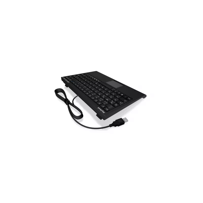 Teclado KeySonic ACK-540U+ (US) escritório USB QWERTY inglês dos EUA preto