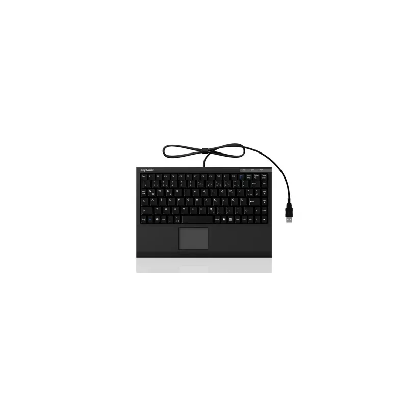 Teclado KeySonic ACK-540U+ (US) escritório USB QWERTY inglês dos EUA preto