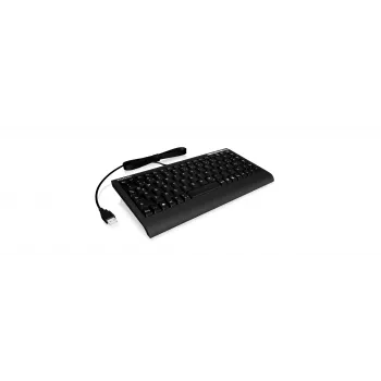 Teclado KeySonic ACK-595C+ (US) casa USB QWERTY inglês dos EUA preto