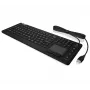 Teclado KeySonic KSK-6231 INEL (US) industrial USB QWERTY inglês dos EUA preto