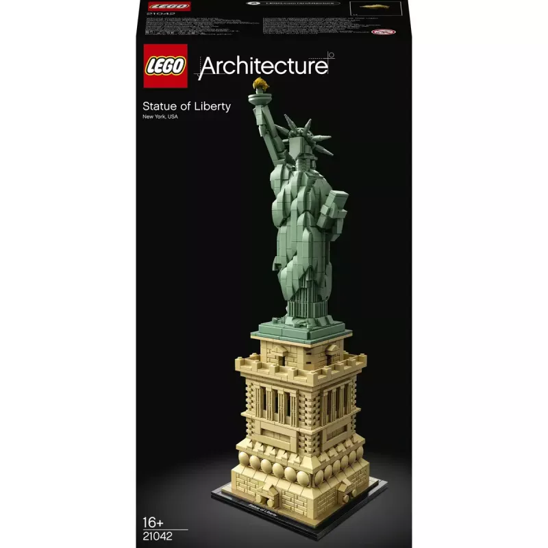 LEGO Architecture Estátua da Liberdade 21042 conjunto de construção — 1.685 peças, modelo detalhado da Estátua da Liberdade