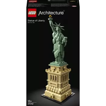 LEGO Architecture Estátua da Liberdade 21042 conjunto de construção — 1.685 peças, modelo detalhado da Estátua da Liberdade
