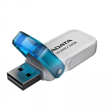 Pen drive USB ADATA UV240 32 GB USB Type-A 2.0, branco, formato com tampa