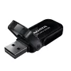 Pen drive USB ADATA USB Type-A 2.0 64 GB UV240, preto, design com tampa