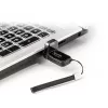 Pen drive USB ADATA USB Type-A 2.0 64 GB UV240, preto, design com tampa