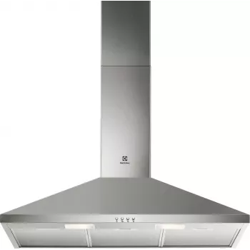 Exaustor de parede Electrolux LFC319X, aço inoxidável, 898×(69–102)×450 mm, 420 m³/h, 3 velocidades, filtro metálico