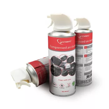 Spray de ar comprimido GEMBIRD CK-CAD-FL400-01, 400 ml, preto