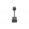 Cabo adaptador DisplayPort DIGITUS ASSMANN, DP - HDMI tipo A M/F, 20 cm com bloqueio, HDMI Ver. 2.0, ativo, CE, dourado, preto