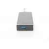 Hub USB 3.0 DIGITUS, 7 portas incl. fonte de alimentação 5V/3,5A, caixa de alumínio