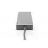 Hub USB 3.0 DIGITUS, 7 portas incl. fonte de alimentação 5V/3,5A, caixa de alumínio