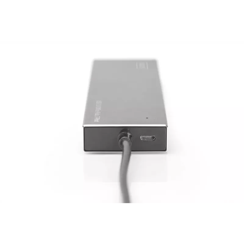 Hub USB 3.0 DIGITUS, 7 portas incl. fonte de alimentação 5V/3,5A, caixa de alumínio