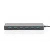 Hub USB 3.0 DIGITUS, 7 portas incl. fonte de alimentação 5V/3,5A, caixa de alumínio