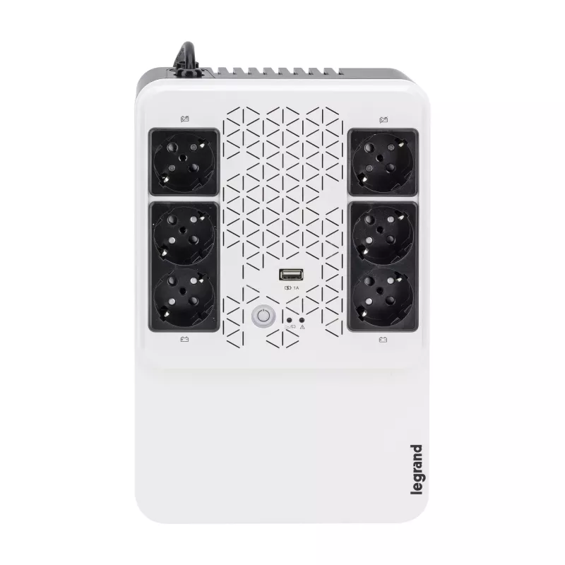 Legrand Keor ASI MULTIPLUG 600 FR sistema de alimentação ininterrupta (UPS) line-interactive 0,6 kVA 360 W 6 tomadas AC