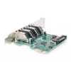 Placa de expansão PCI-Express DIGITUS USB 3.0, 4 portas, 4 portas A/F externas, chipset VL805