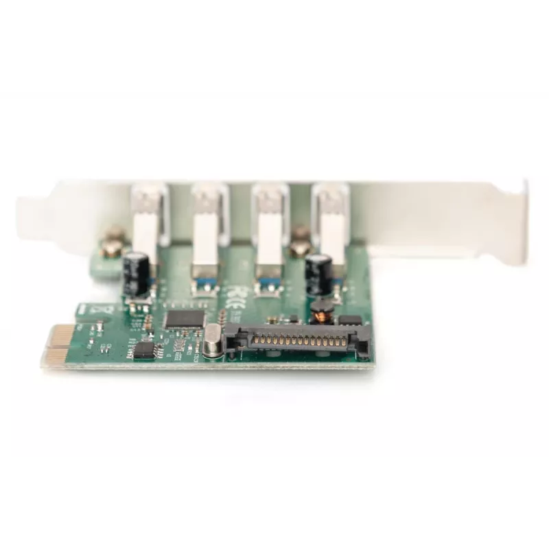 Placa de expansão PCI-Express DIGITUS USB 3.0, 4 portas, 4 portas A/F externas, chipset VL805