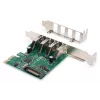 Placa de expansão PCI-Express DIGITUS USB 3.0, 4 portas, 4 portas A/F externas, chipset VL805
