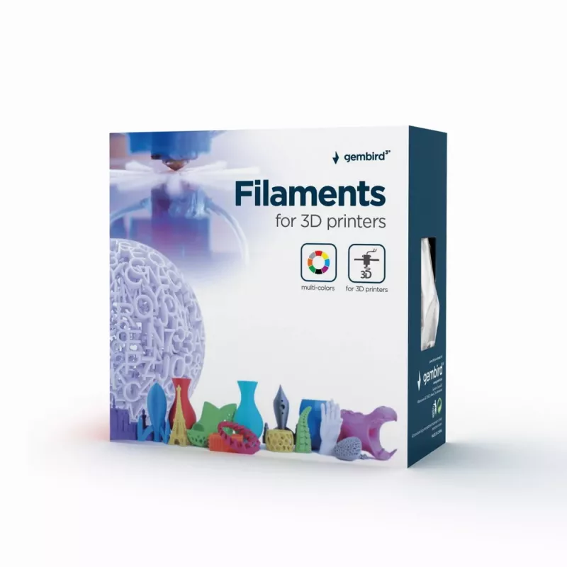 PLA GEMBIRD verde fluorescente, 1,75 mm, 1 kg