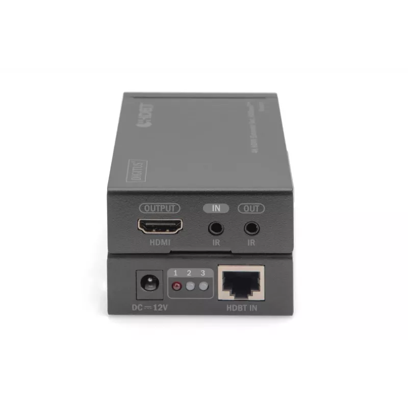 Conjunto extensor HDMI 4K DIGITUS, HDBaseT 70 m por cabo de rede (Cat 5E, 6, 7) UHD 4K2K/30 Hz